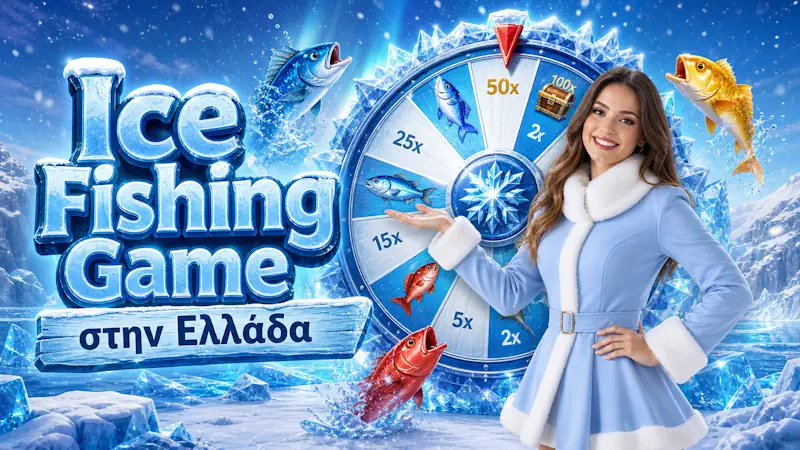 Ice Fishing Game στην Ελλάδα με live wheel της Evolution και ελληνικό review